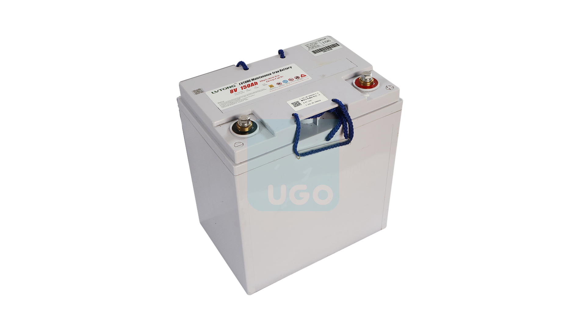 แบตเตอรี่ ชนิดไม่ต้องเติมน้ำกลั่น (เจล) ขนาด 8 โวลท์ 150 แอมป์