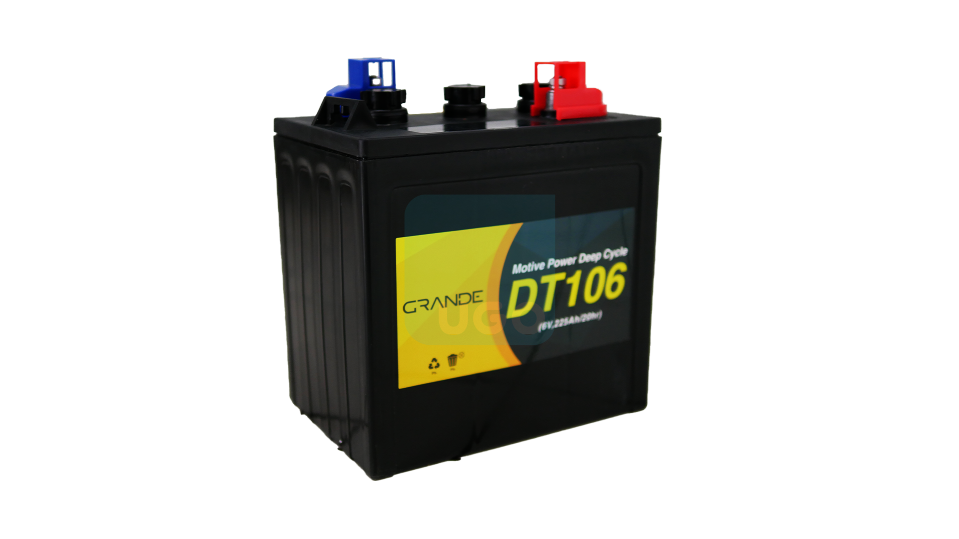 แบตเตอรี่ แกรนเด (GRANDE) ขนาด 6 โวลท์ 225 แอมป์